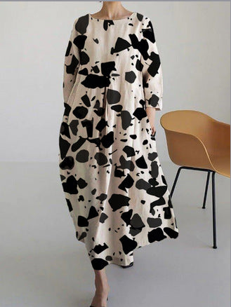 Frauen japanische Kunstdruck Damen kleider