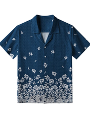 Herabfallen der Blüten blätter Button-Down-Shirt