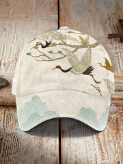 Unisex Japanischer Kran Kunst Design Hut
