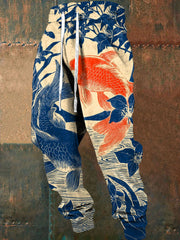Japanische Kunst bedruckte Herren hosen