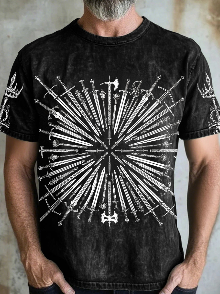 Mittelalter liche Waffen T-Shirts für Männer
