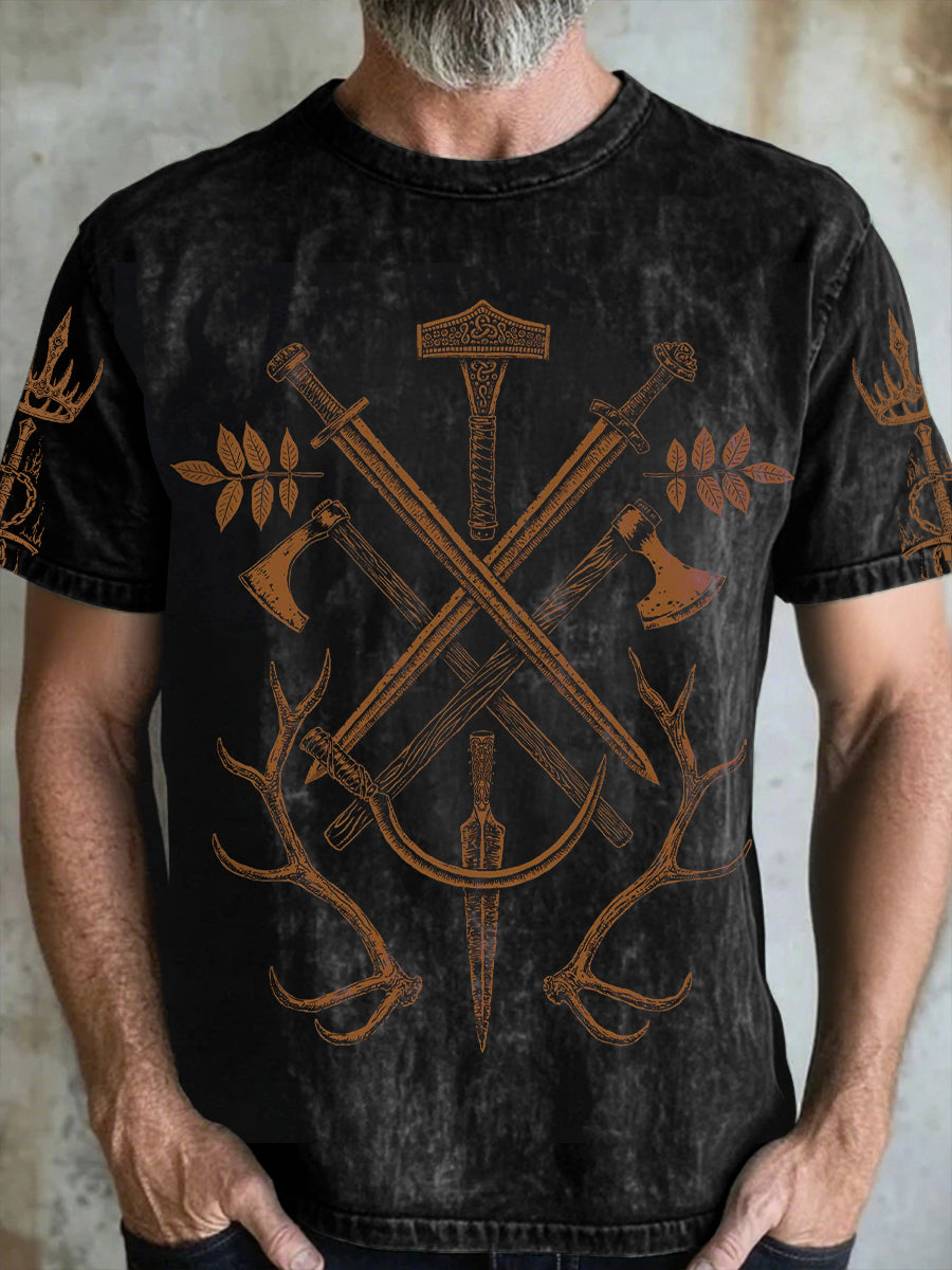 Mittelalter liche Waffen T-Shirts für Männer