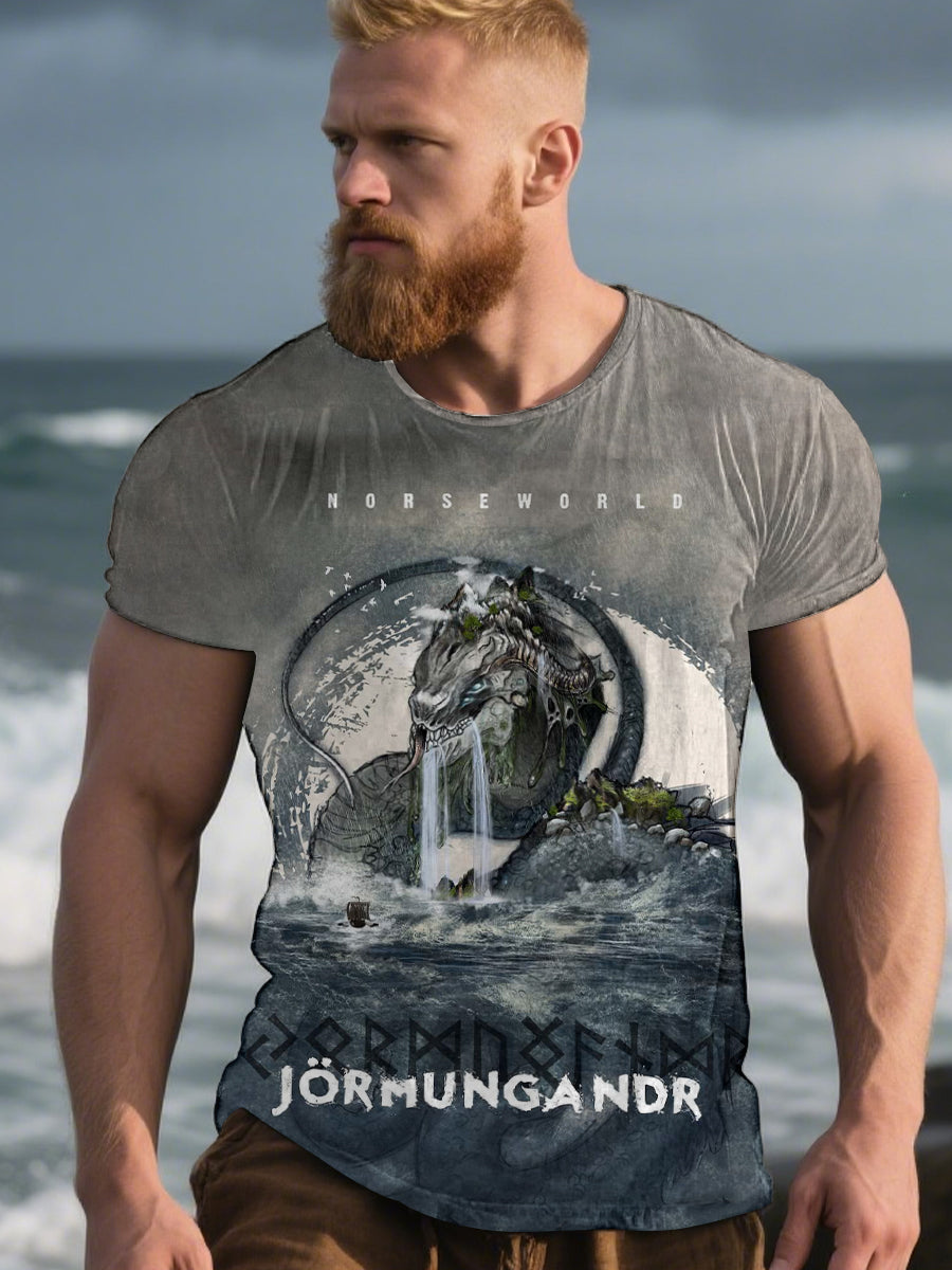 Vintage Viking T-Shirt für Herren