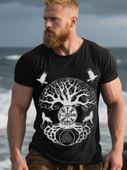 Vintage Viking T-Shirt für Herren