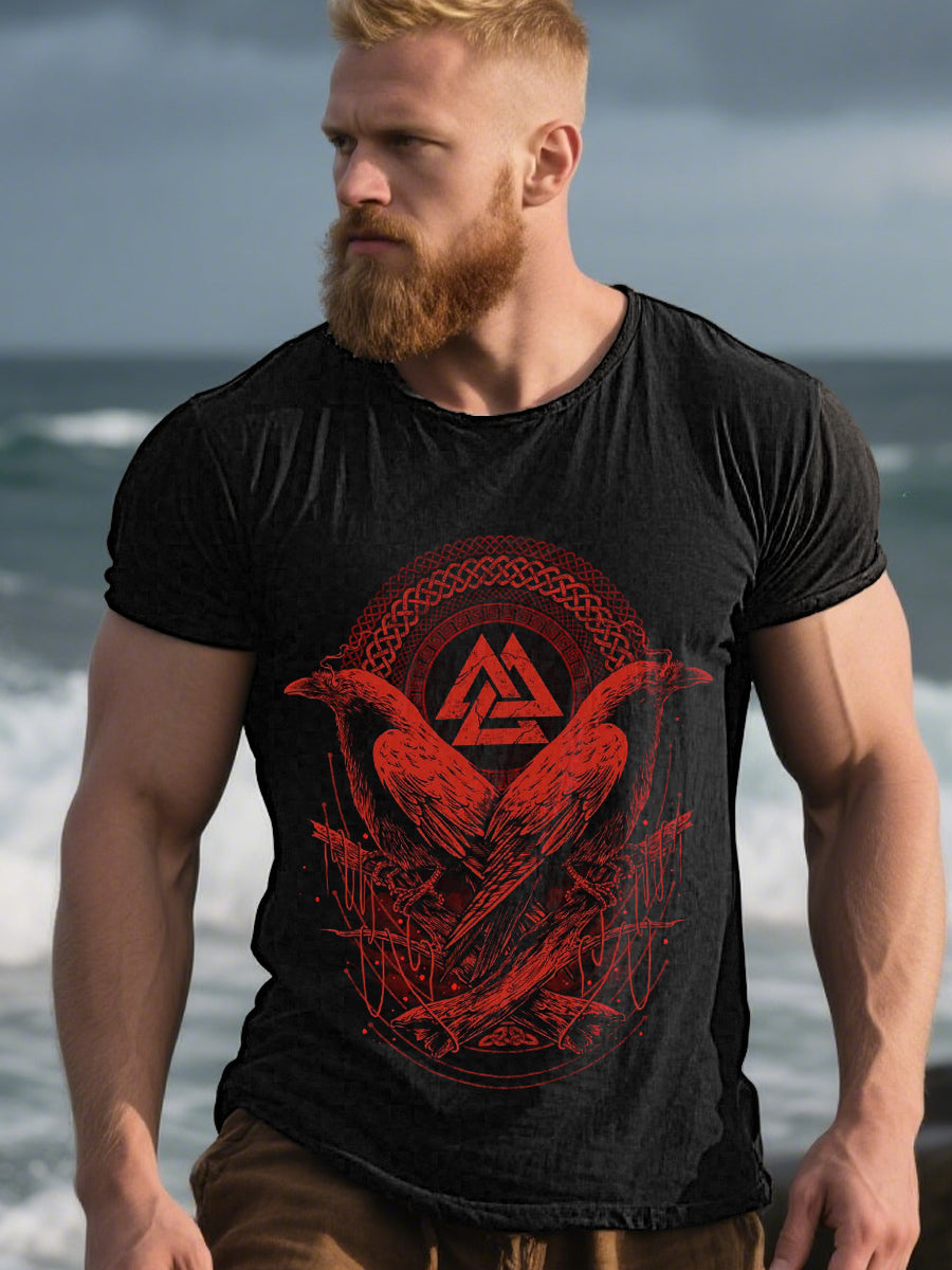 Vintage Viking T-Shirt für Herren