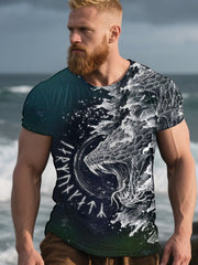 Vintage Viking T-Shirt für Herren