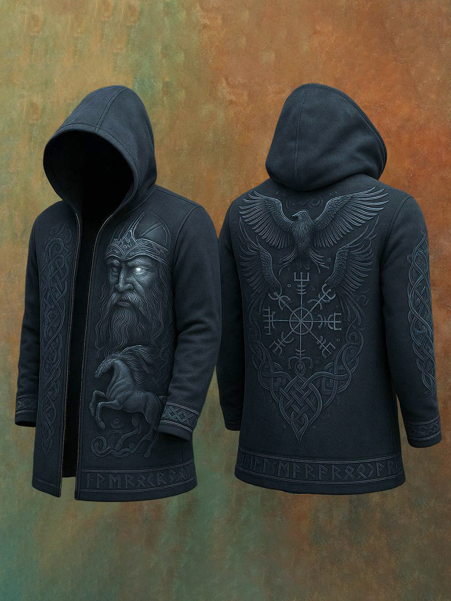 Vintage-Strickjacke im Viking-Stil für Herren