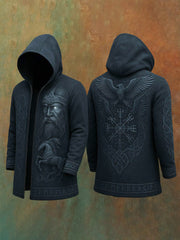 Vintage-Strickjacke im Viking-Stil für Herren