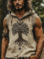 Herren Viking Kapuzen weste