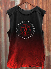 Herren Viking inspirierter Druck Vintage Tank Top