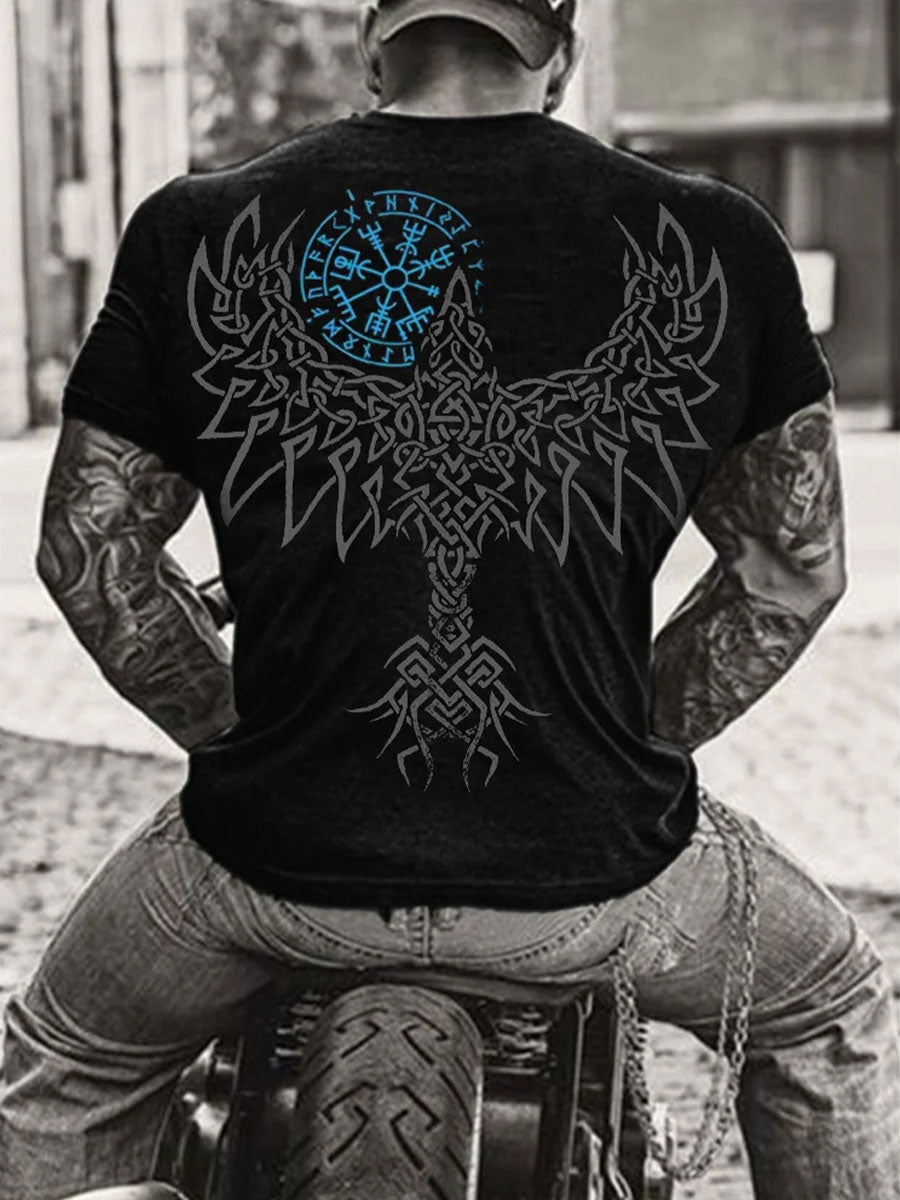 Herren Viking Inspir bedrucktes Kurzarm-T-Shirt