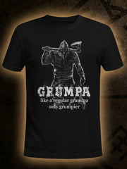 Herren Viking Grumpa Kurzarm-T-Shirt