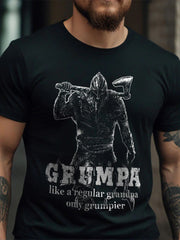 Herren Viking Grumpa Kurzarm-T-Shirt