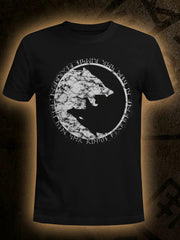 Kurzärmliges T-Shirt für Herren Wolf Viking