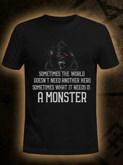 Herren Viking Ein Monster Kurzarm T-Shirt