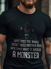 Herren Viking Ein Monster Kurzarm T-Shirt