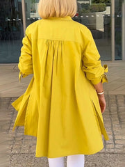 Elegante Damen Strickjacke aus einfachem Leinen