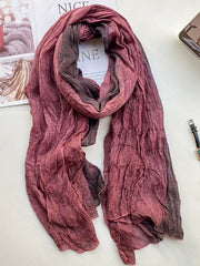 Bedruckter Schal mit rosa Löwenzahn-Möwe für Damen