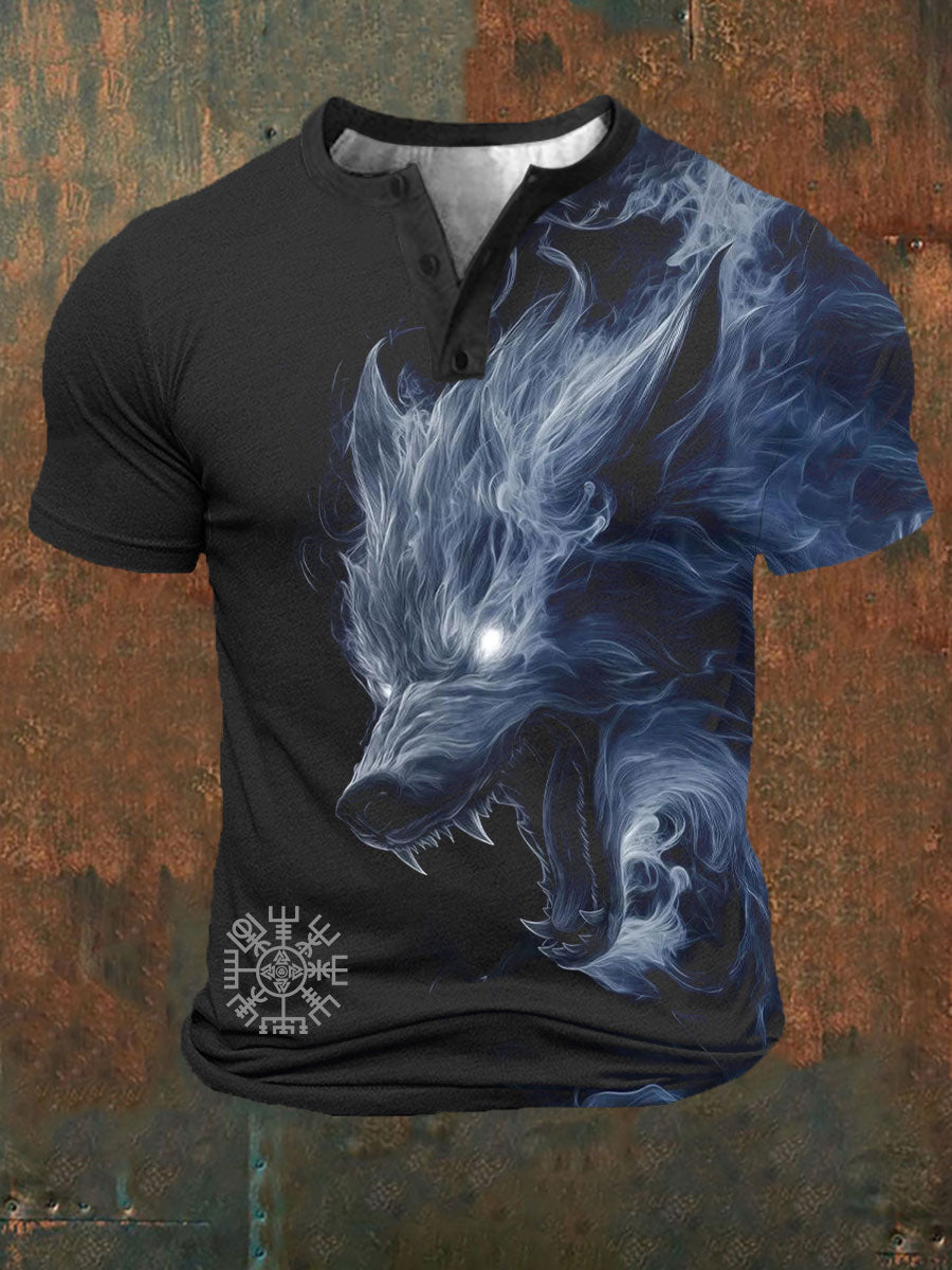 Herren Viking Wolf T-Shirt