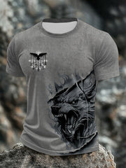 Bedrucktes T-Shirt für Herren Viking