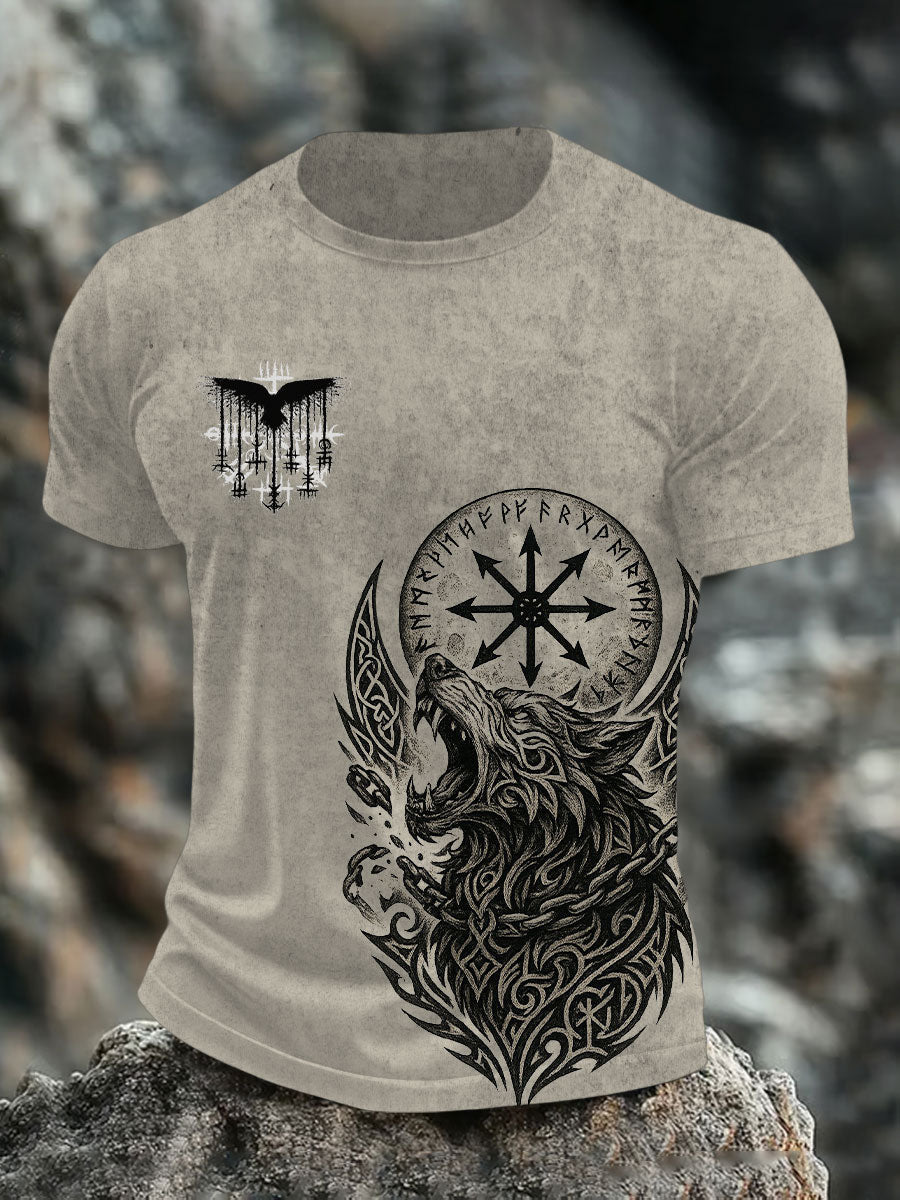 Bedrucktes T-Shirt für Herren Viking