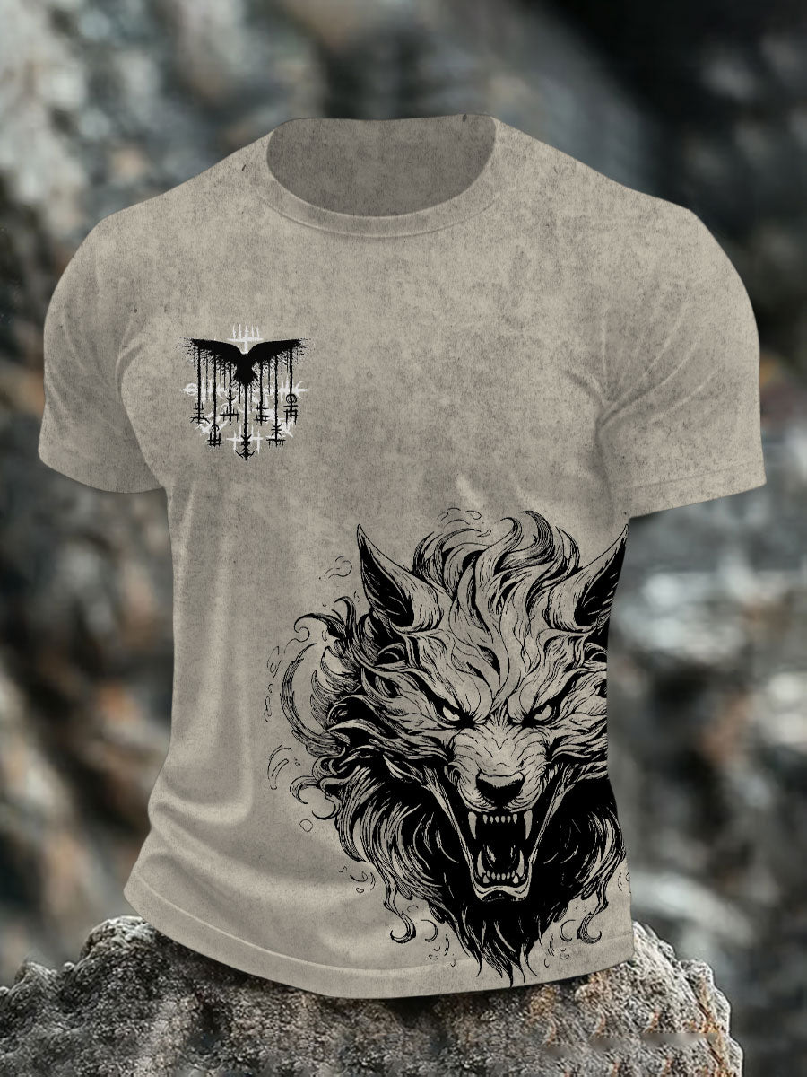 Bedrucktes T-Shirt für Herren Viking