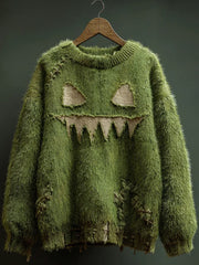 Gestrickter Halloween-Pullover für Männer
