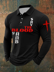 Langärmliges Herren hemd von The Blood Print gerettet