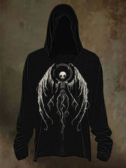 Langarm-Kapuzen pullover für Herren Halloween bedruckt