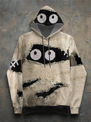 Frauen Lustige Halloween Mumie Muster Langarm Hoodie