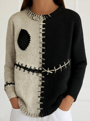 Damen Halloween lose Pullover