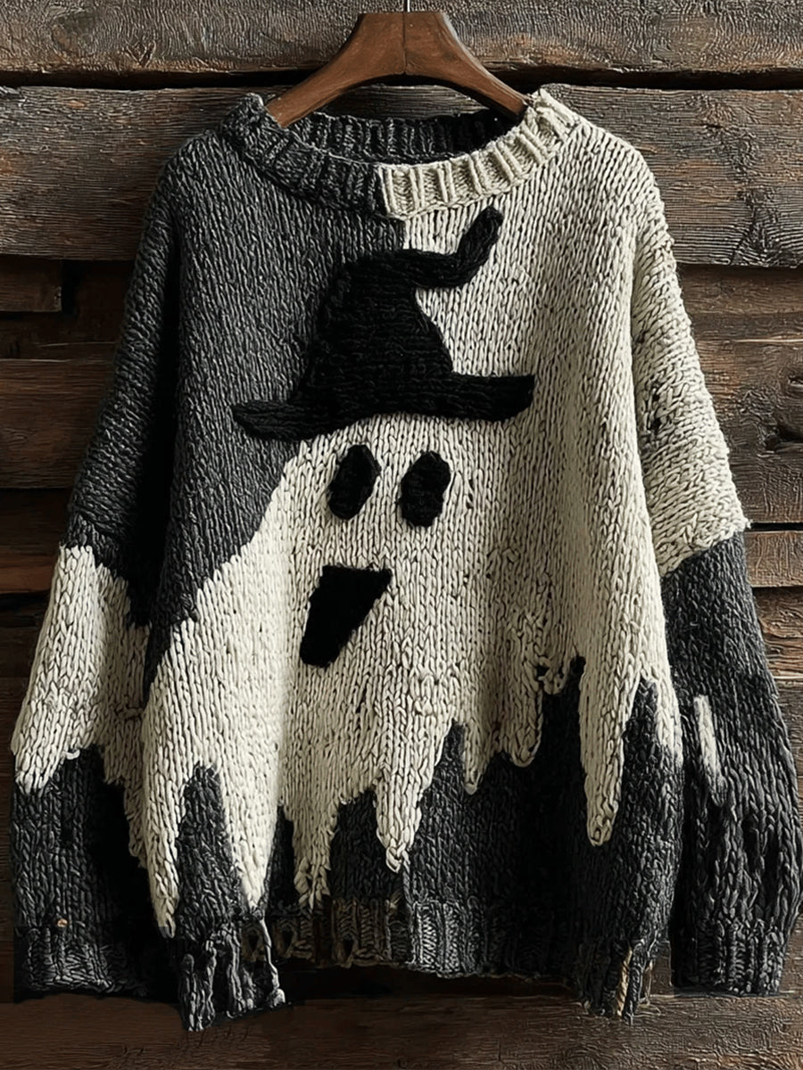 Damen Halloween lose Pullover