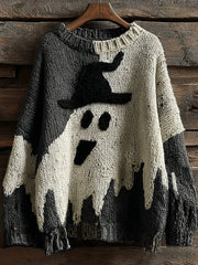 Damen Halloween lose Pullover
