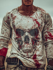Langarm-T-Shirt für Männer Halloween
