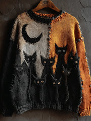 Damen Halloween lose Pullover