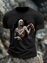 Halloween-T-Shirt mit Schädel druck für Männer