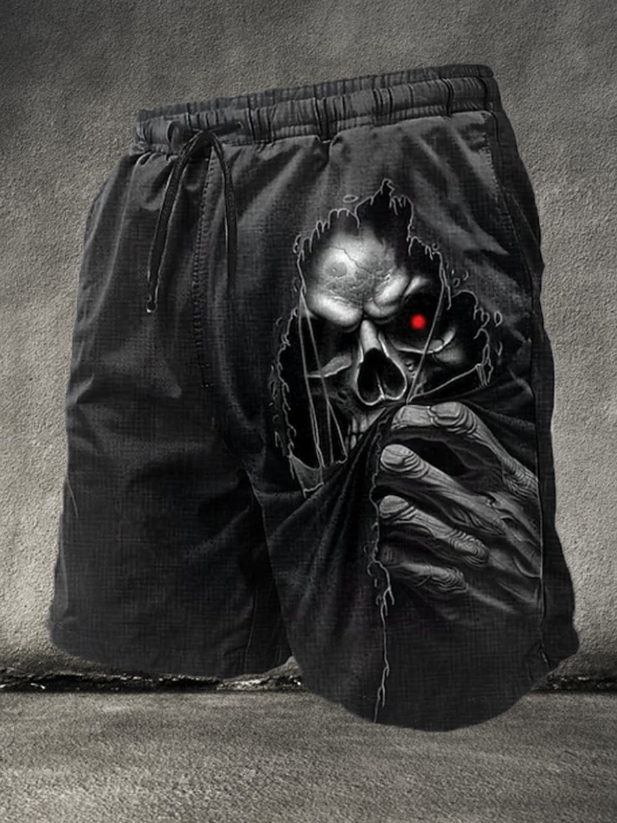 Männer Halloween Schädel 3D-Druck Shorts