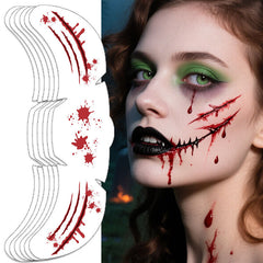 Halloween-Gesichts aufkleber (1 Satz von 14 Bildern)