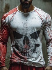 Langarm-T-Shirt für Männer Halloween