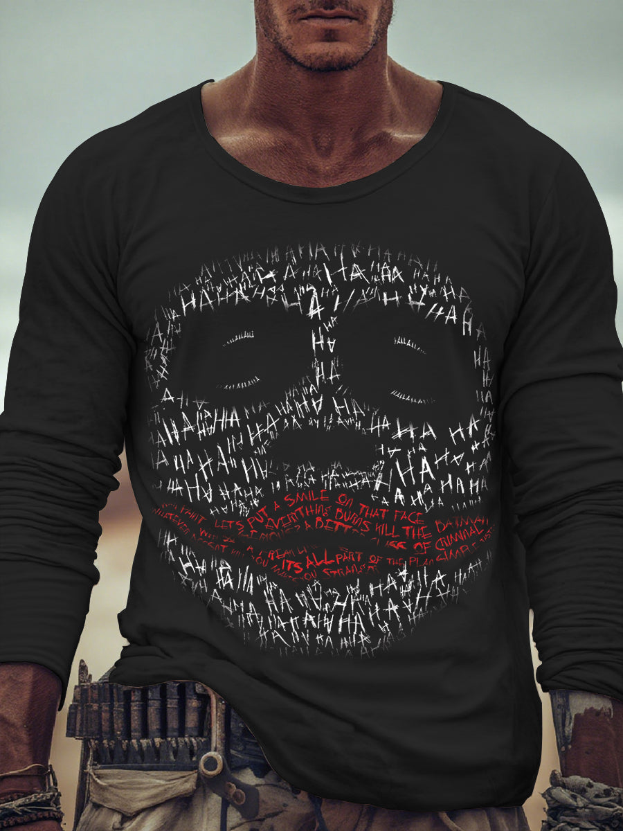 Langarm-T-Shirt für Männer Halloween