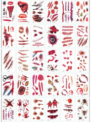Halloween Tattoo Aufkleber (Set von 30 Blättern)
