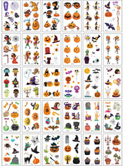 Halloween Tattoo Aufkleber (Set von 30 Blättern)