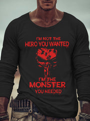 Langarm-T-Shirt für Männer Halloween