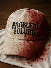 Unisex Lustiges Halloween-Problem gelöste Blut druck mütze