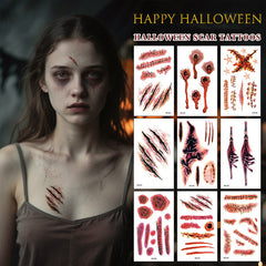 Halloween Tattoo Aufkleber (Set von 30 Blättern)
