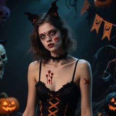 Halloween Tattoo Aufkleber (Set von 30 Blättern)