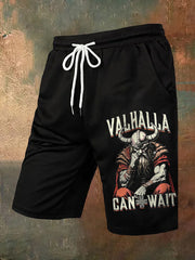 Herren Val halla Viking Print Freizeit shorts
