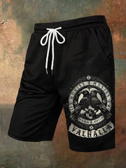 Herren Val halla Viking Print Freizeit shorts