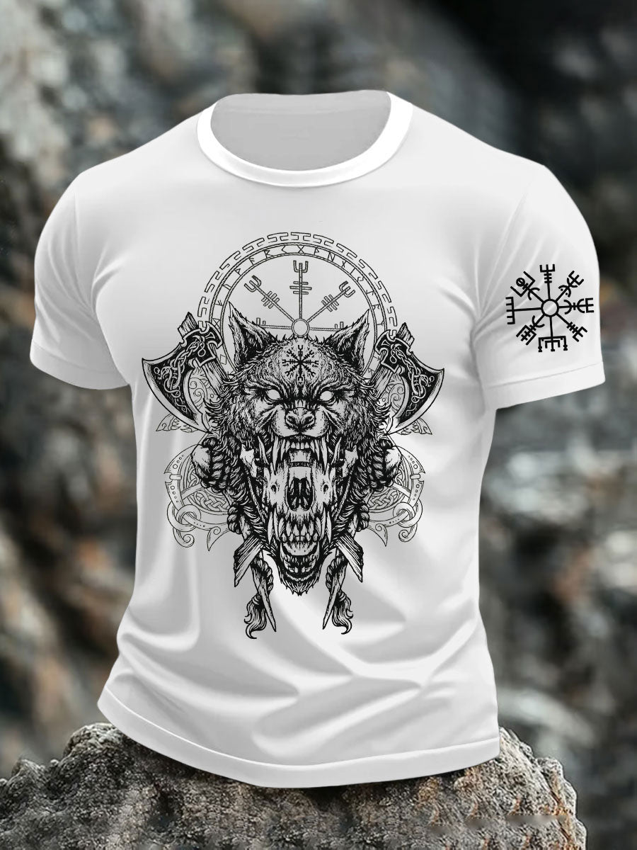 Bedrucktes T-Shirt für Herren Viking