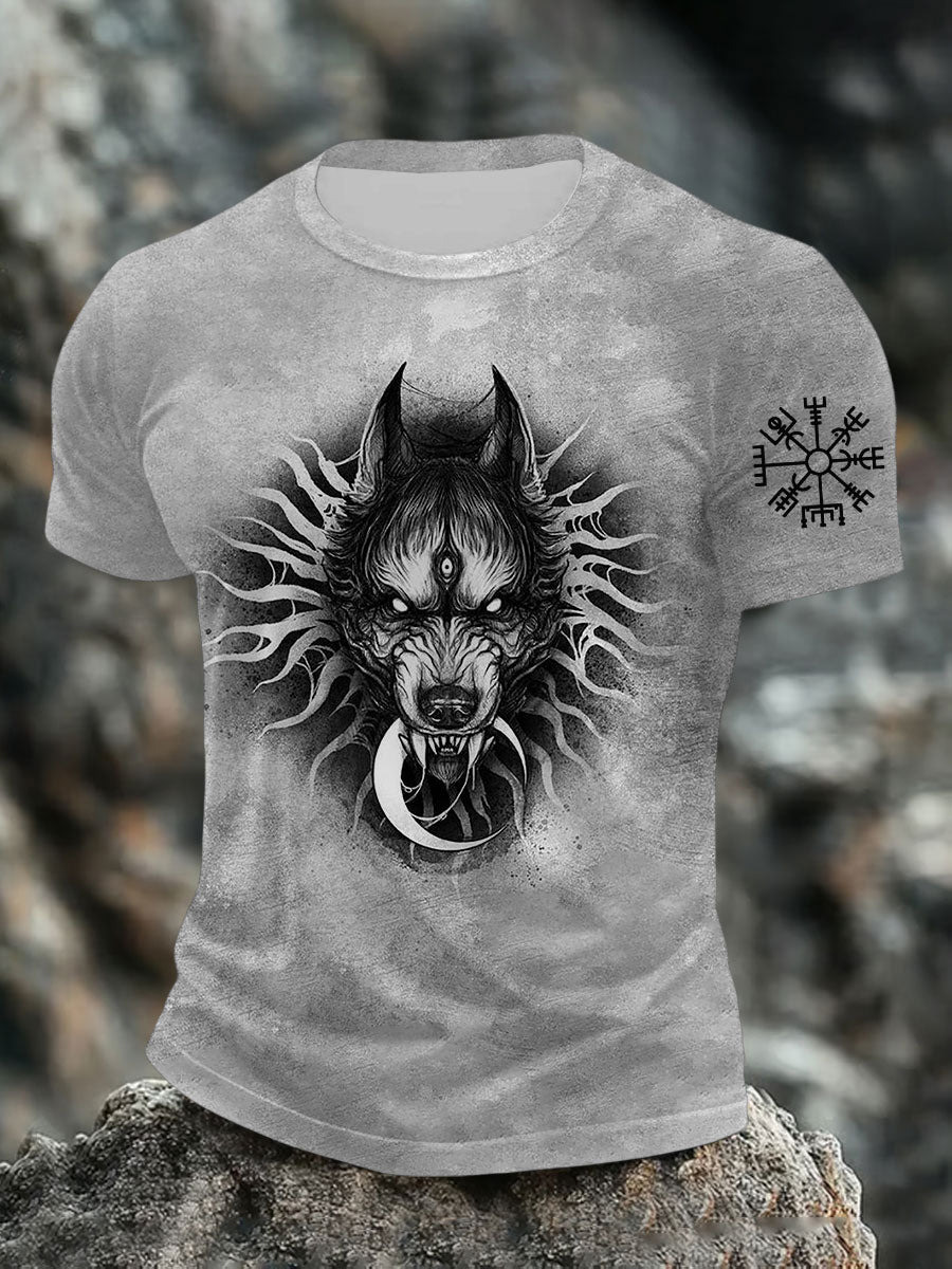 Bedrucktes T-Shirt für Herren Viking
